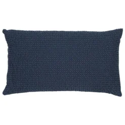 Coussin recyclé Maia Navy