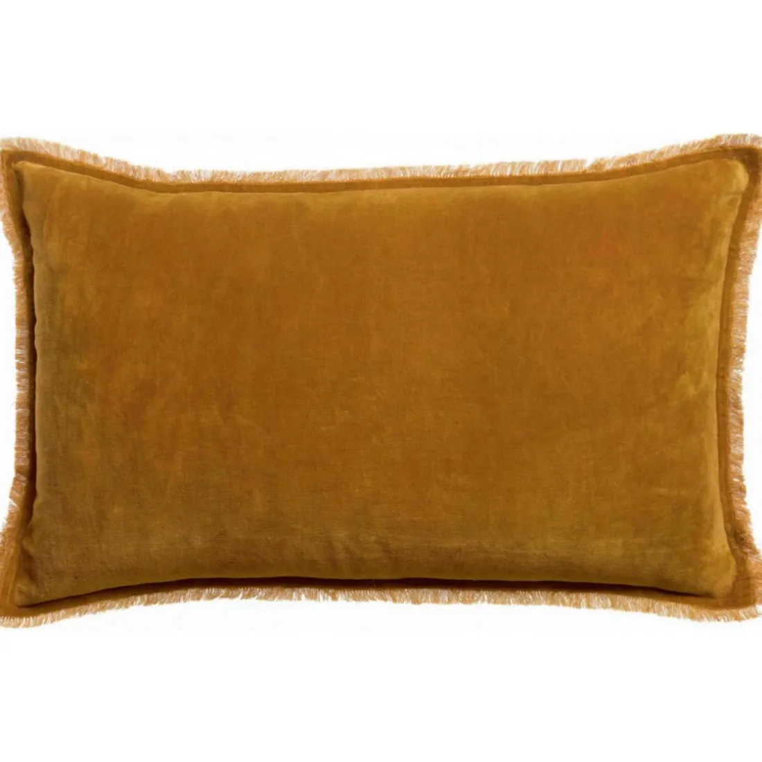 Coussin uni Fara Safran 40 x 65