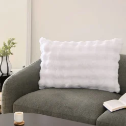 Coussin Zephy 50x80cm - blanc