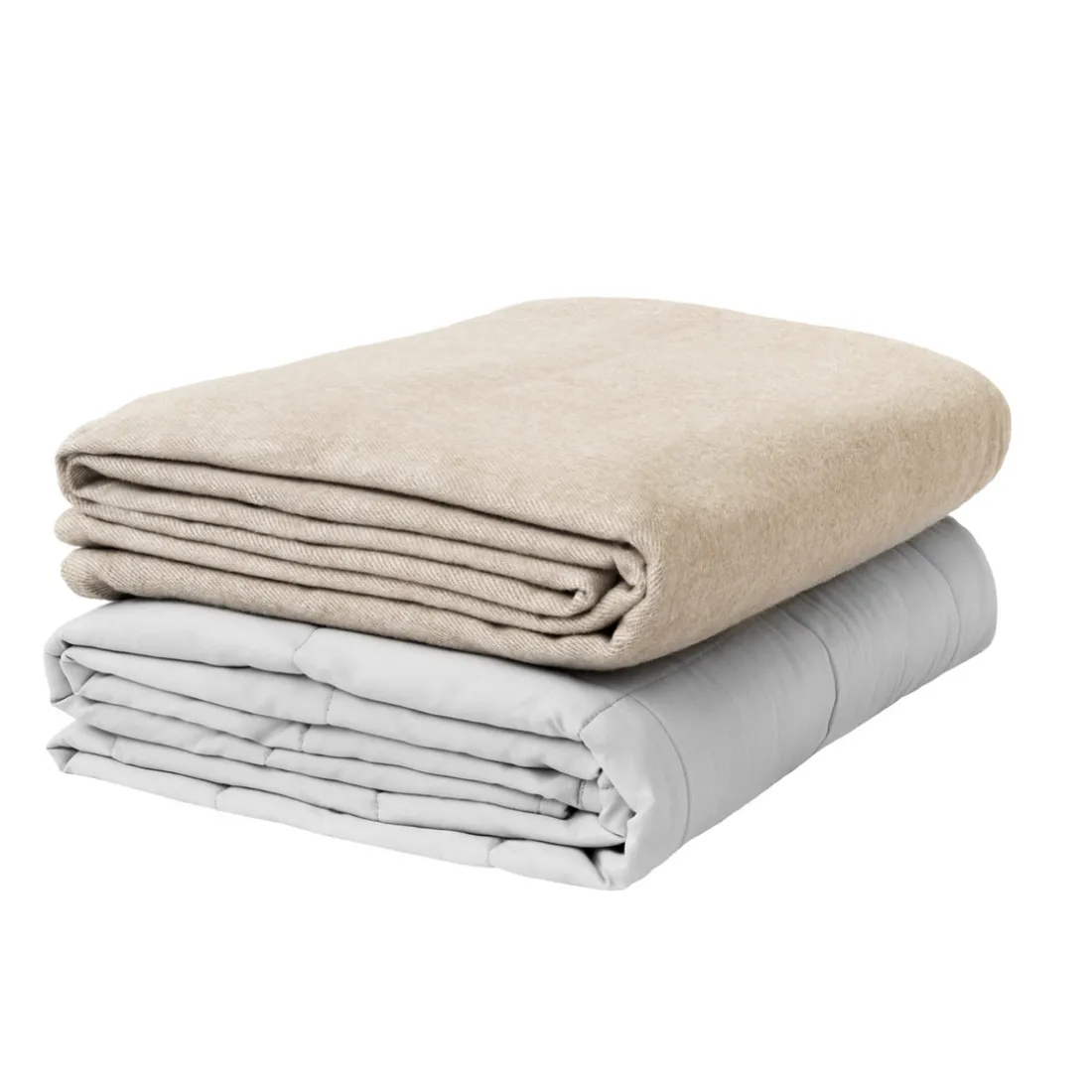 Couverture pondérée-HEYNIGHT- Taille 4,5 KG 120 x 120 cm Noisette
