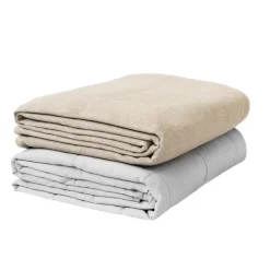 Couverture pondérée-HEYNIGHT- Taille 6,8 KG 120 x 120 cm Noisette