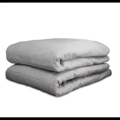 Couverture pondérée-HEYNIGHT- 120 x 120 cm Gris fumé