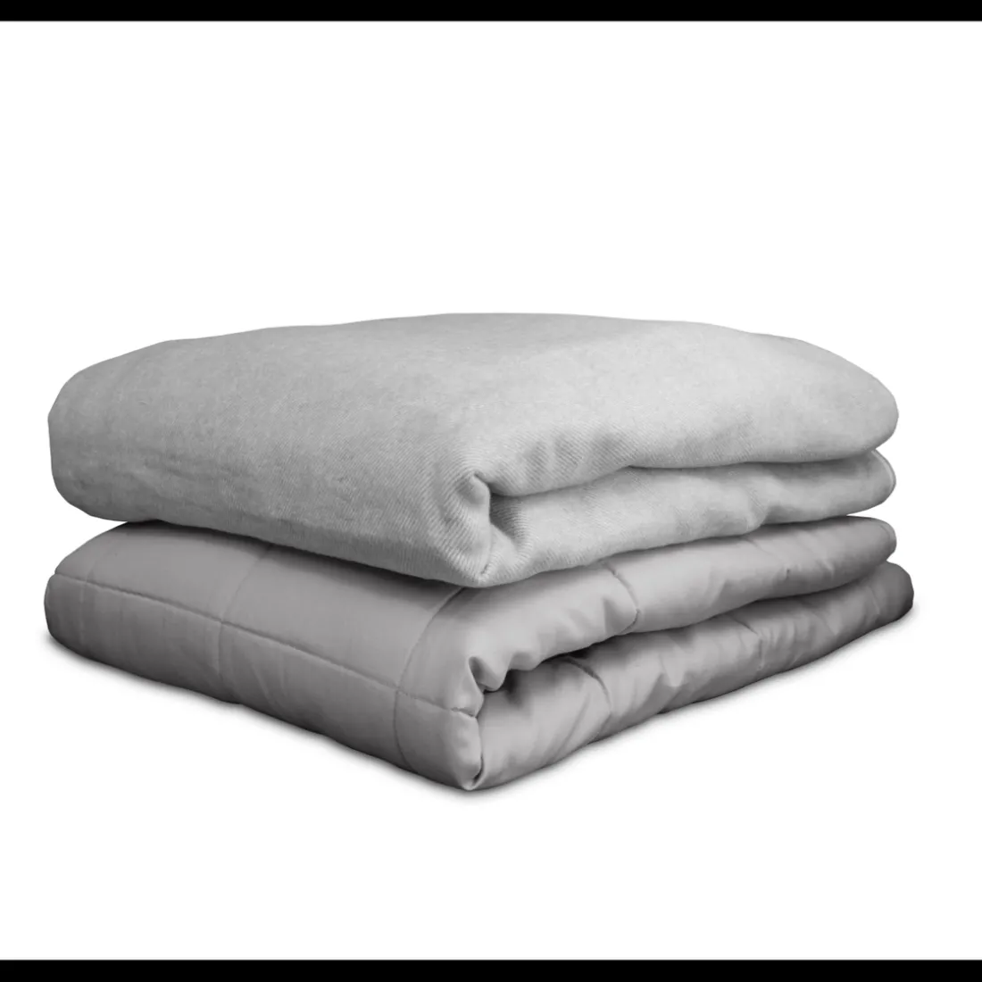 Couverture pondérée-HEYNIGHT- 120 x 120 cm Gris fumé