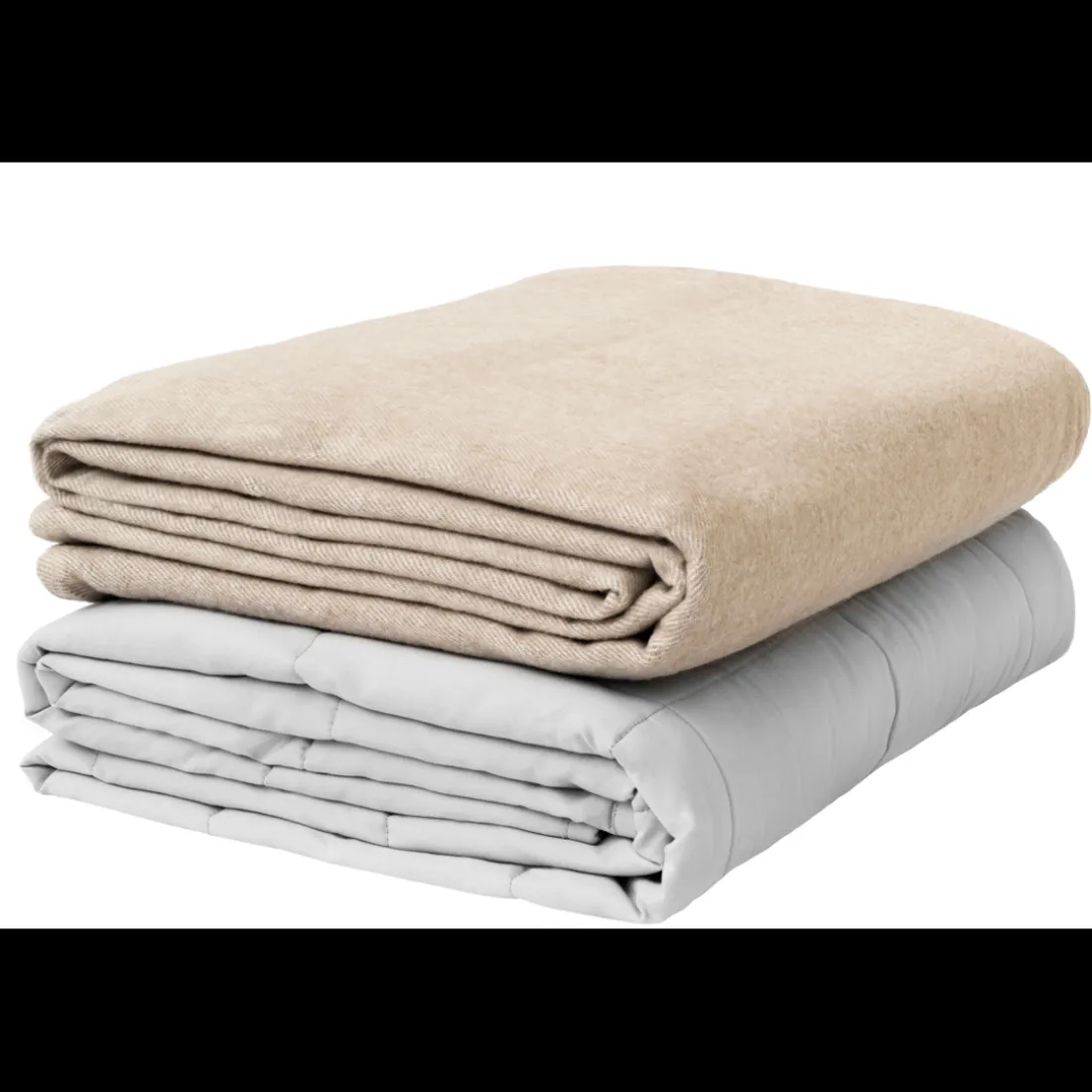 Couverture pondérée-HEYNIGHT- Taille 9,0 KG 120 x 120 cm Noisette
