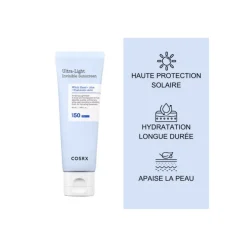 CRÈME SOLAIRE INVISIBLE ULTRA-LÉGÈRE SPF50 PA++++