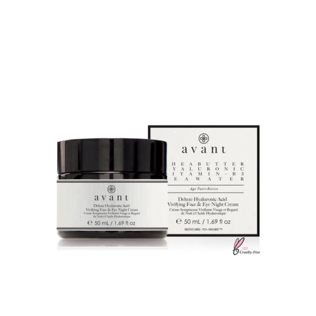 Crème Somptueuse Vivifiante Visage et Regard de Nuit - Avant Skincare