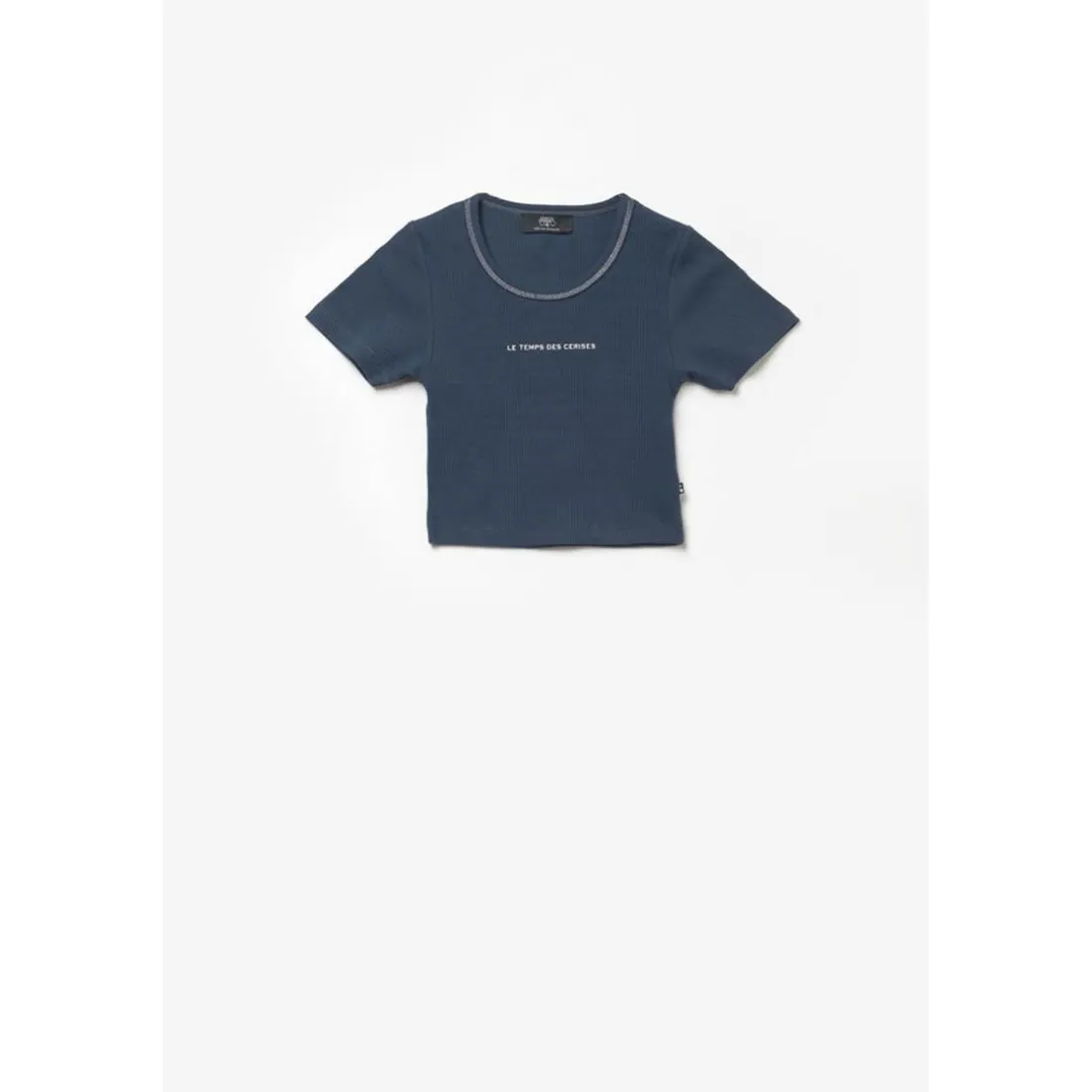 Crop top fille Yukongi bleu marine en coton