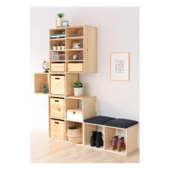 Cube en pin massif