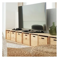 Cube en pin massif