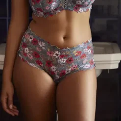 Culotte Arum Mosaïc Imprimé Fleurs Givrées multicolore
