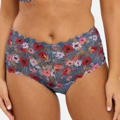 Culotte Arum Mosaïc Imprimé Fleurs Givrées multicolore