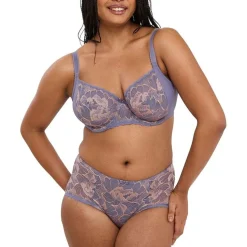 Culotte Capucine Gris & Rose Pâle