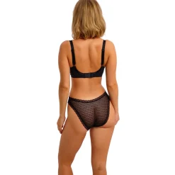 Culotte échancrée noire