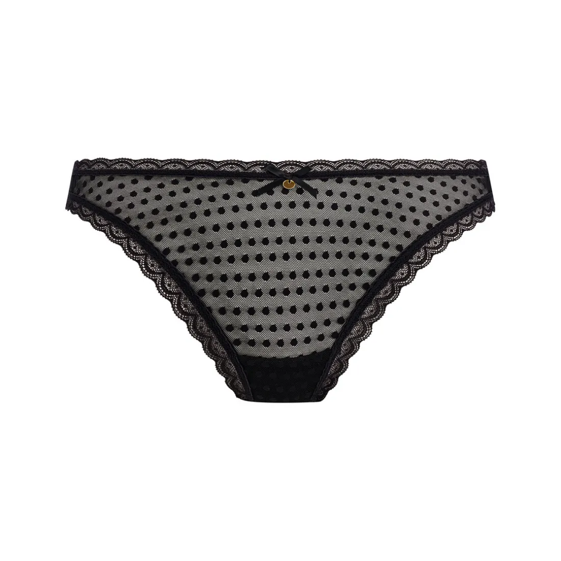 Culotte échancrée noire