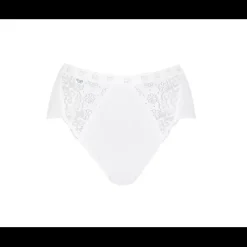 Culotte classique blanche sloggi Chic Midi WHITE en coton