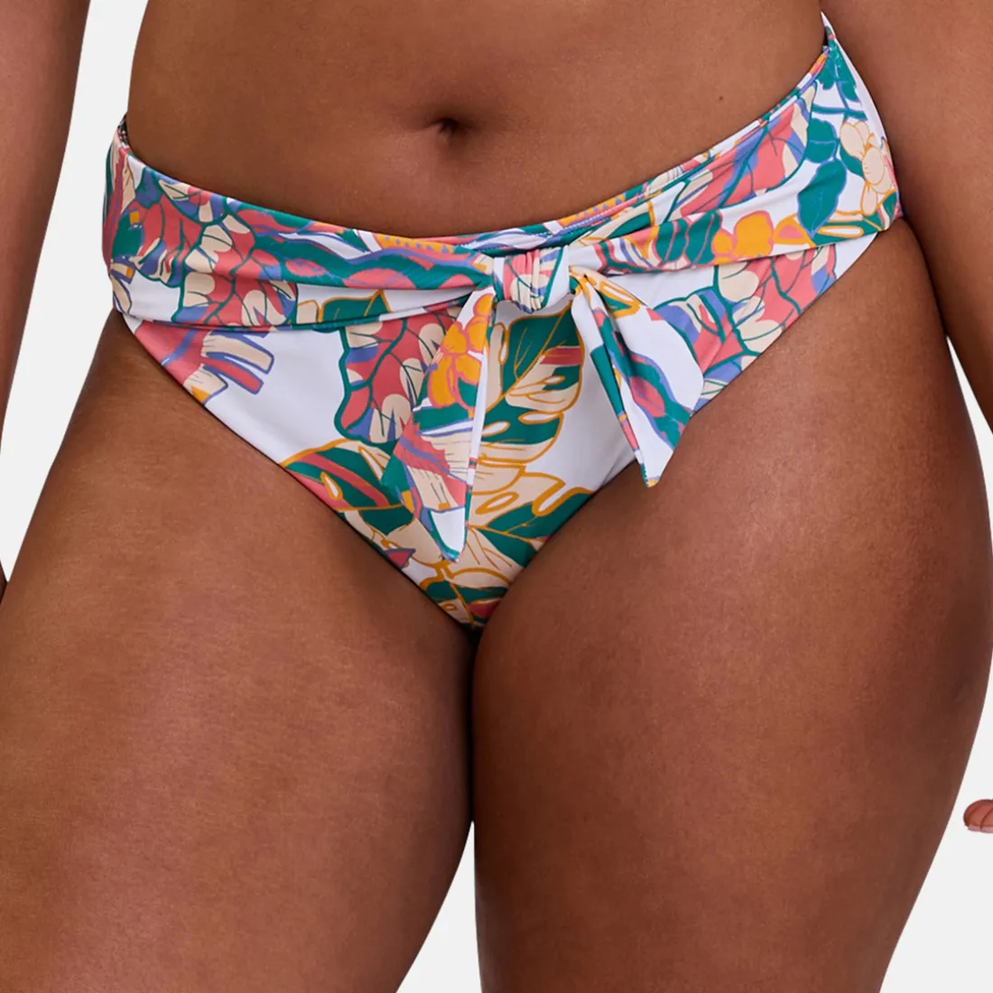 Culotte de bain imprimé exotique