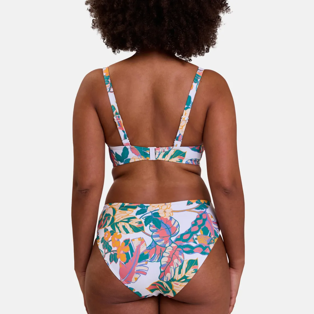 Culotte de bain imprimé exotique