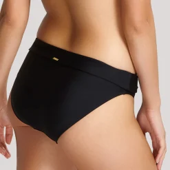 Culotte de bain taille ajustable noire