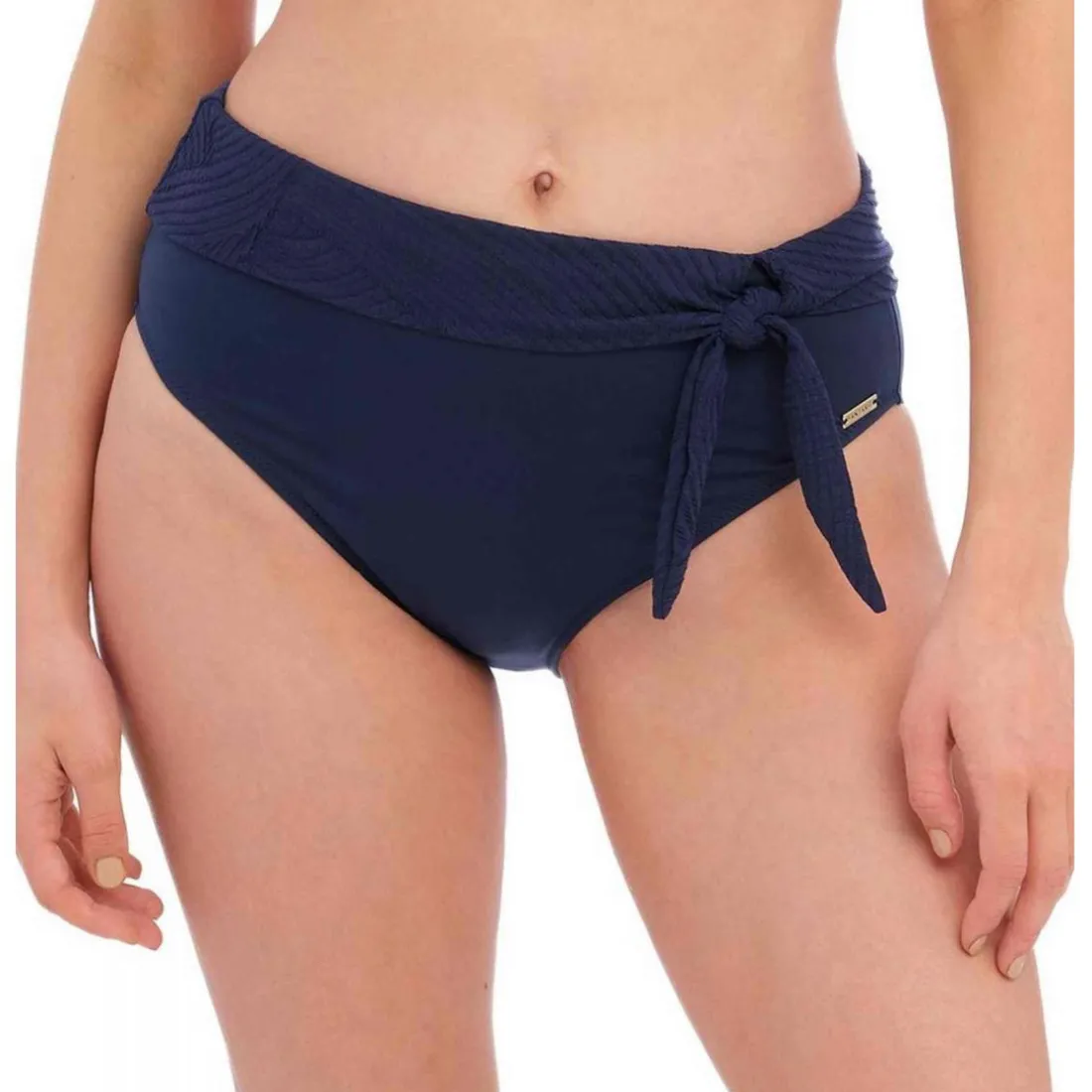 Culotte de bain Taille Haute - Bleue Fantasie Bain en nylon