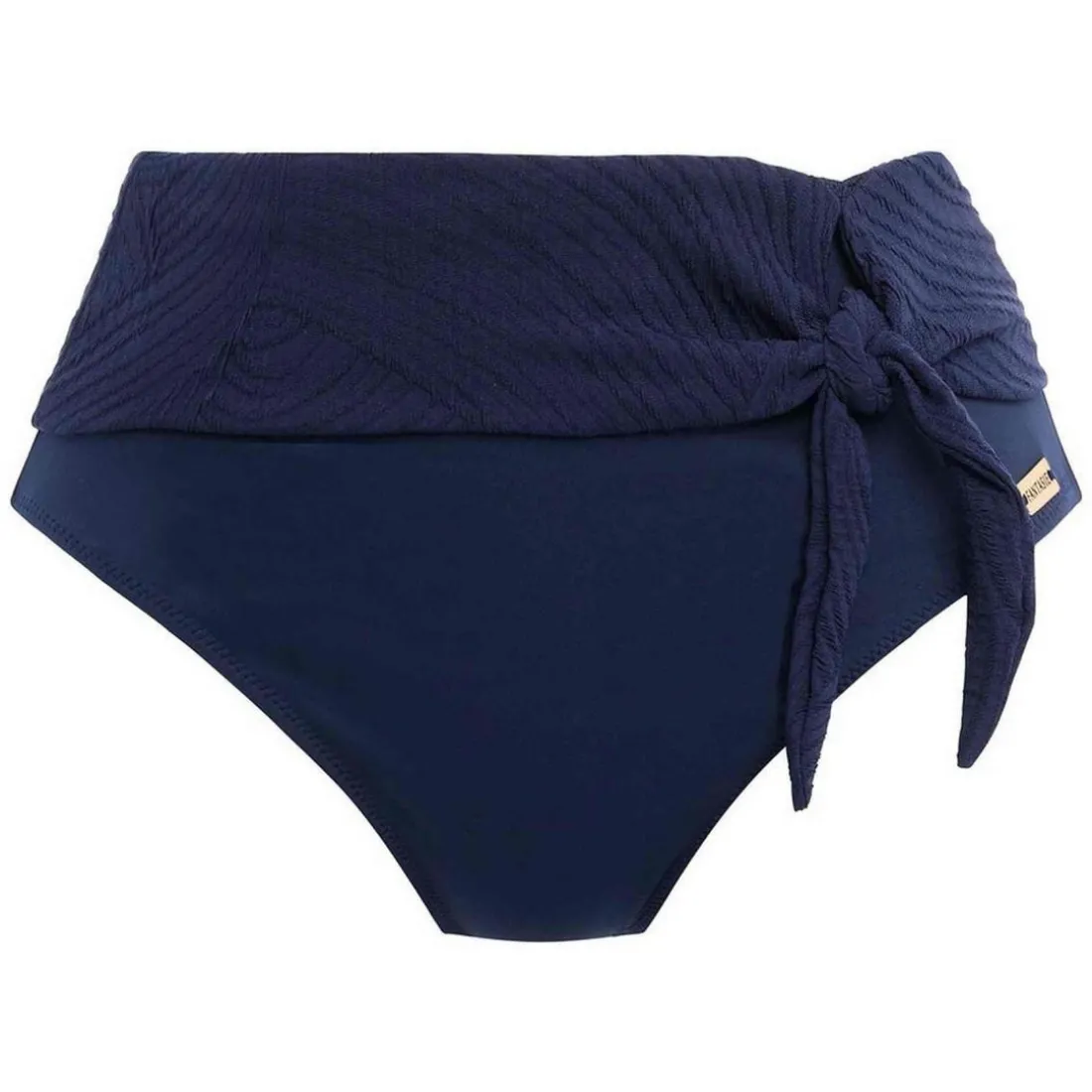 Culotte de bain Taille Haute - Bleue Fantasie Bain en nylon