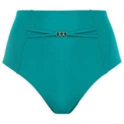 Culotte de bain taille haute - Bleu