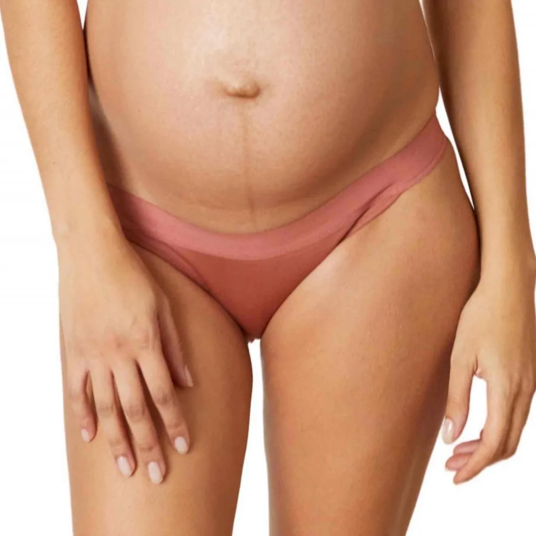 Culotte de grossesse taille basse - Orange Cache Cœur Lingerie