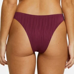 Culotte de maillot de bain tanga - Bordeau