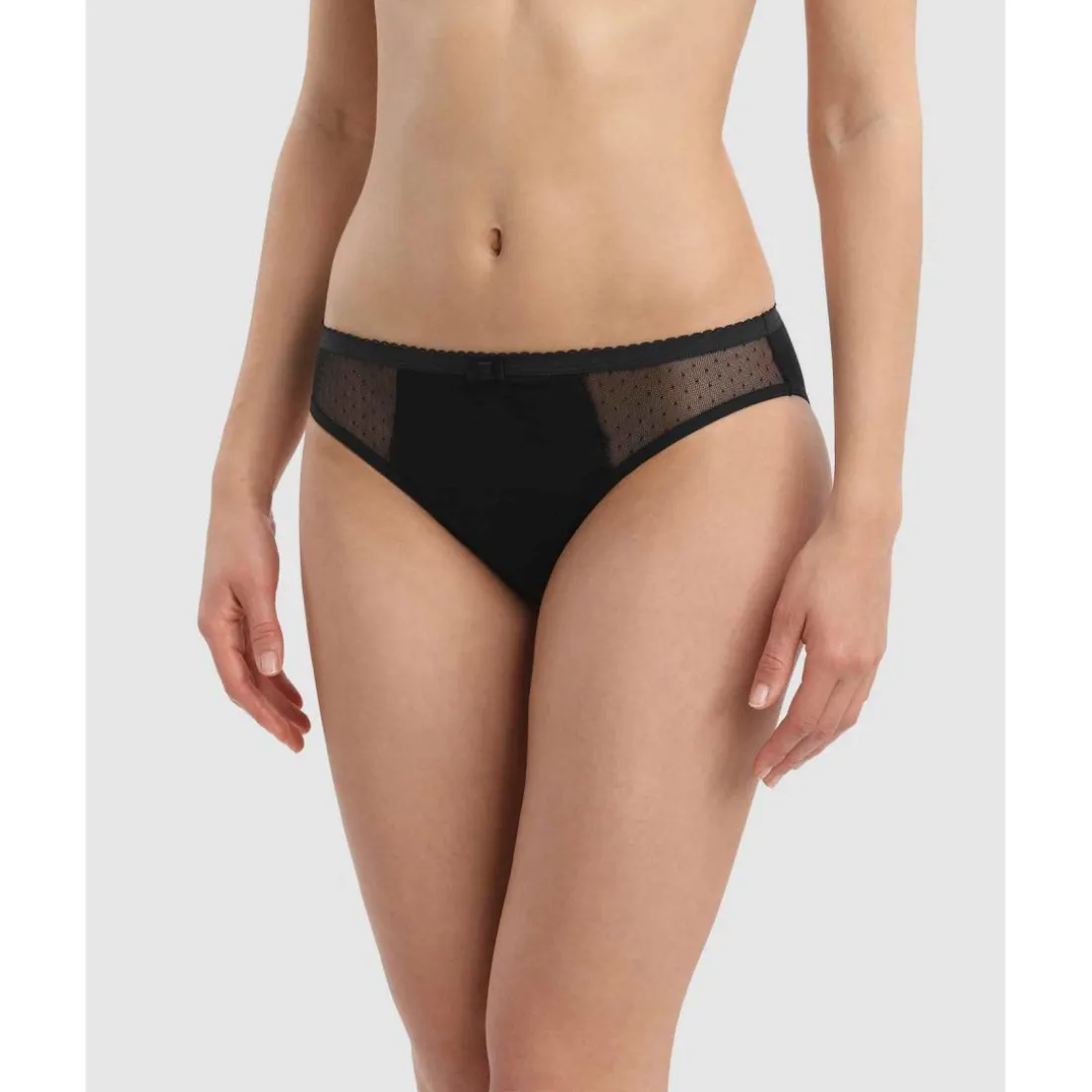 Culotte de règles flux abondant Noir - Protect Dim en coton