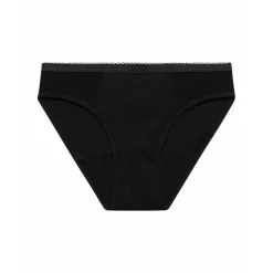 Culotte de règles flux moyen Noir - Protect Dim en coton