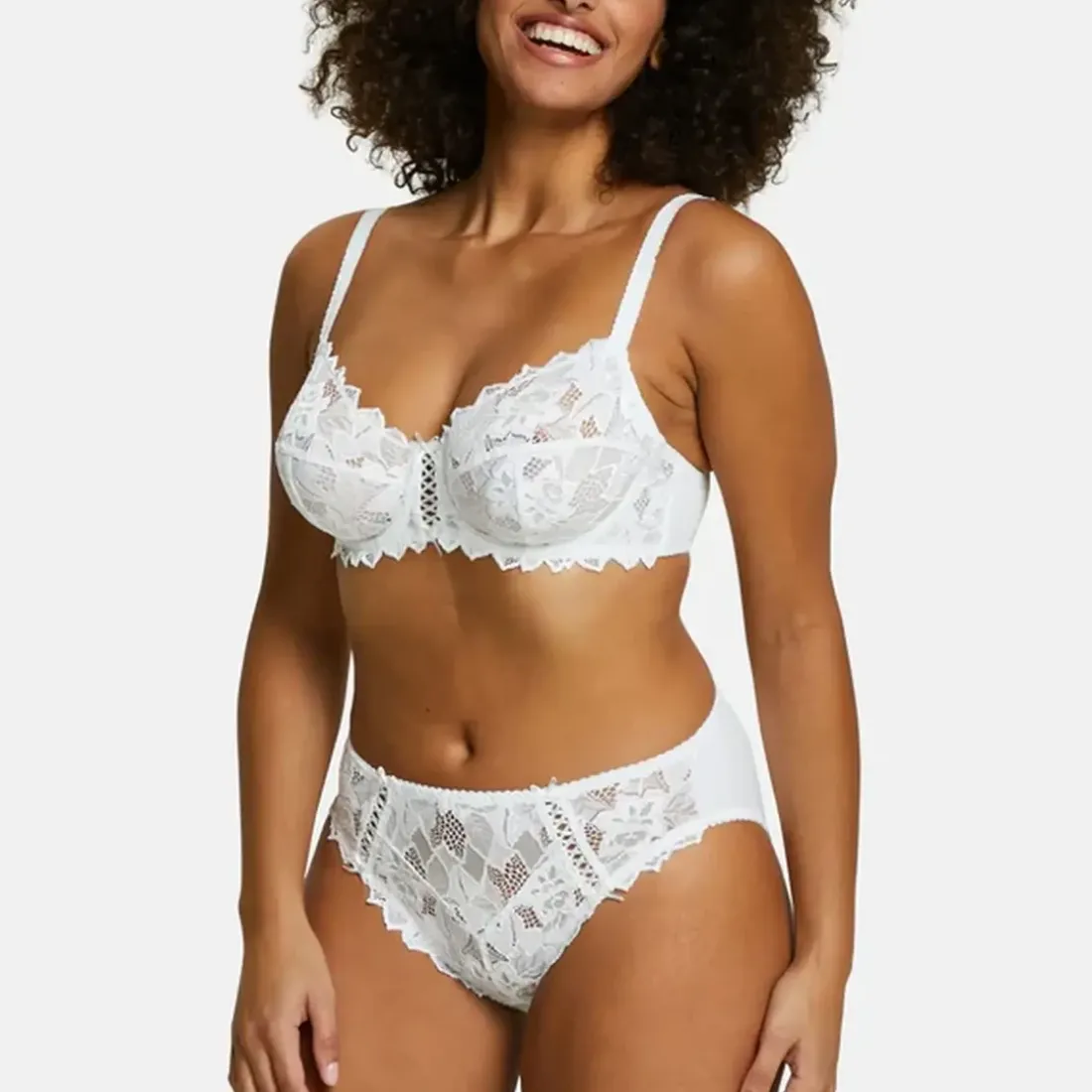 Culotte en dentelle Blanche