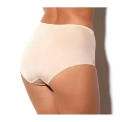 Culotte gainante blanche Galbante POMM'POIRE - Beige en coton