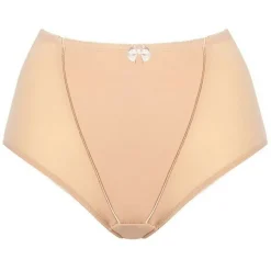 Culotte gainante blanche Galbante POMM'POIRE - Beige en coton