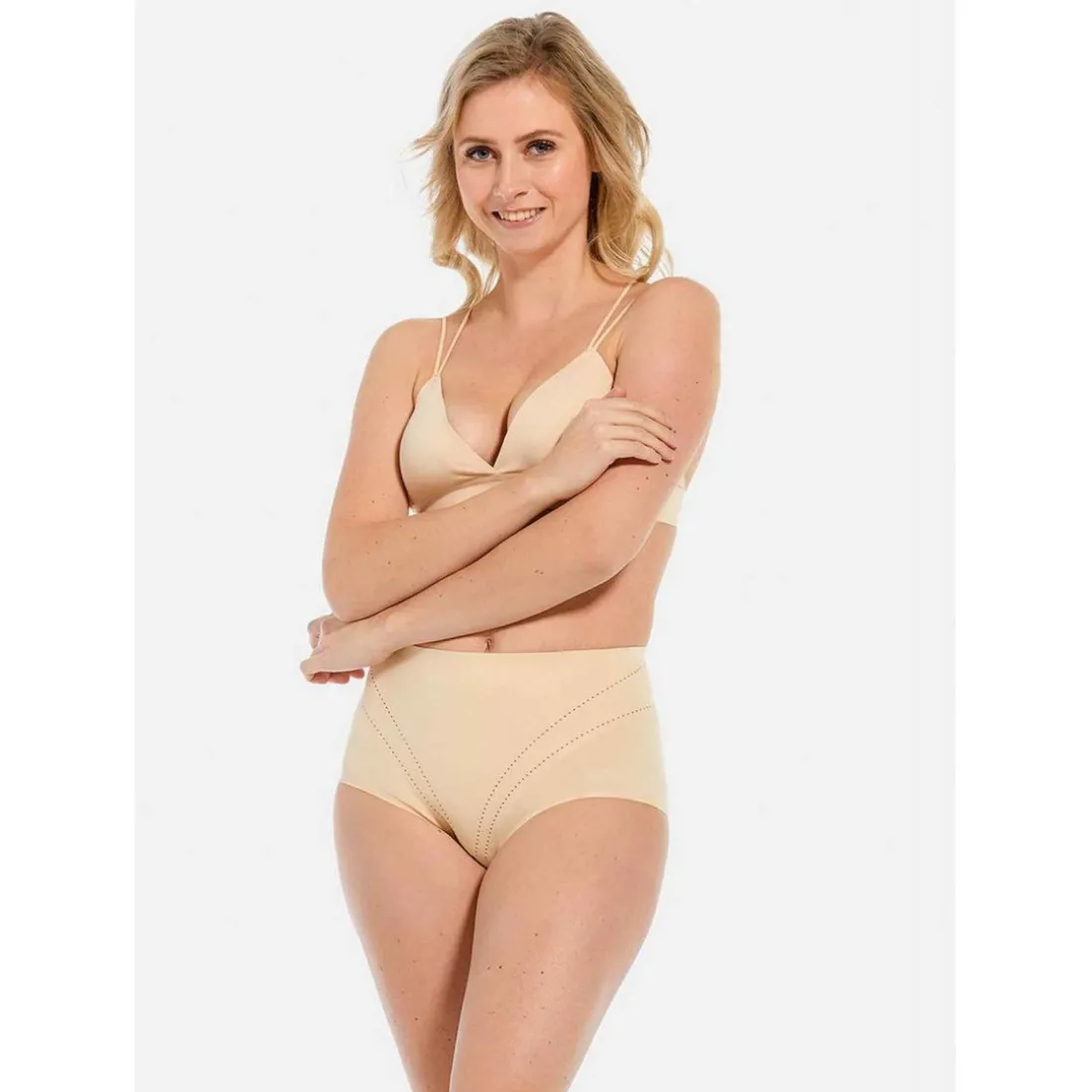 Culotte gainante Dream Shaper maintien ferme Beige