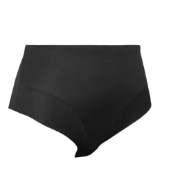Culotte gainante mi-haute contrôle extra ferme noire en nylon