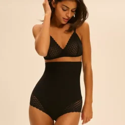 Culotte gainante taille haute noir