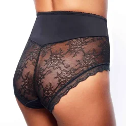 Culotte haute amincissante noir Sensuelle POMM'POIRE