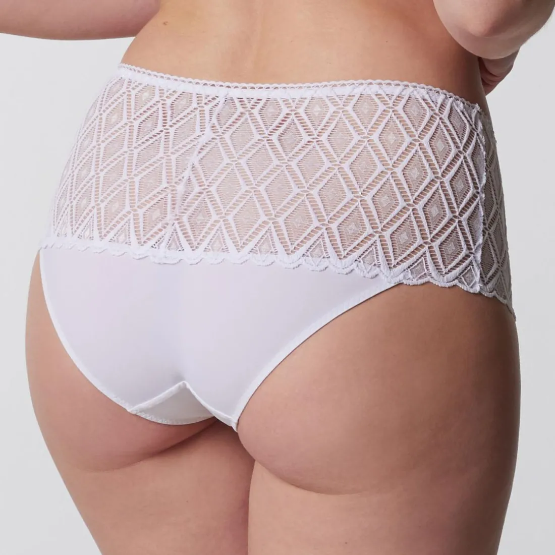 Culotte haute blanche