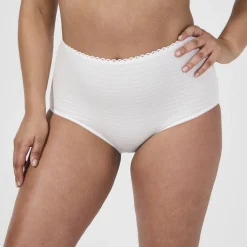 Culotte haute blanche en coton