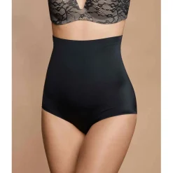 Culotte haute invisible sculptante Noir Bye Bra