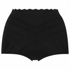 Culotte haute Noire effet sculptant en microfibre femme - Beauty Lift DIM