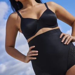 Culotte Haute Sculptante Taille Haute - Noire