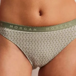 Culotte kaki Gaby vert