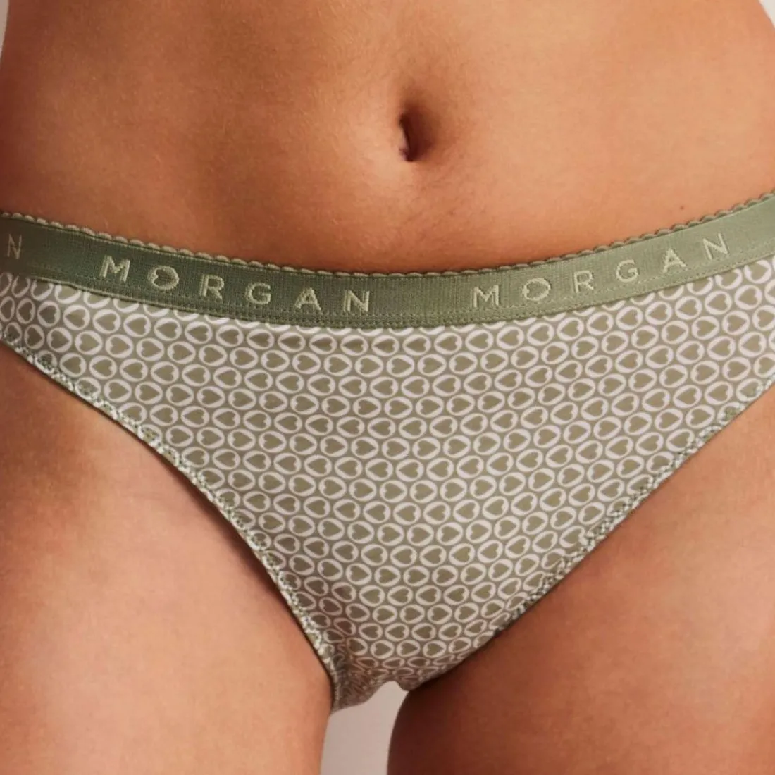 Culotte kaki Gaby vert