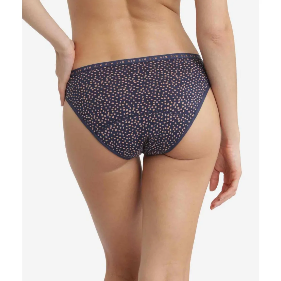 Culotte menstruelle bio flux abondant Bleu - Protect Dim en coton