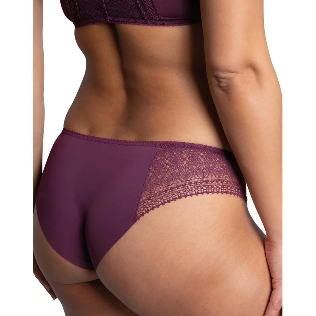 Culotte mi-haute violet