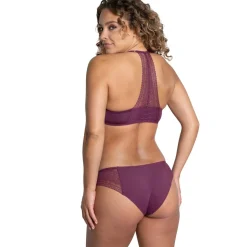 Culotte mi-haute violet