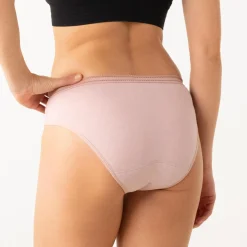 Culotte pour les règles femme Athena rose en coton