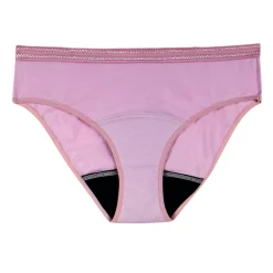 Culotte pour les règles femme Athena rose en coton