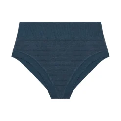 Culotte taille haute - Bleu pétrole