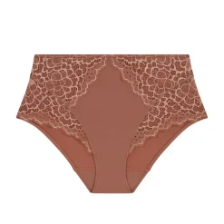 Culotte taille haute - Brun coco